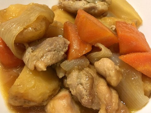 皮付き新じゃがの鶏肉じゃが